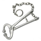 Bull lead with chain no hooks for livestock handling