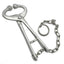 Bull lead with chain no hooks for livestock handling