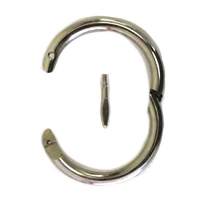 steel bull ring 3 inch livestock handling tool