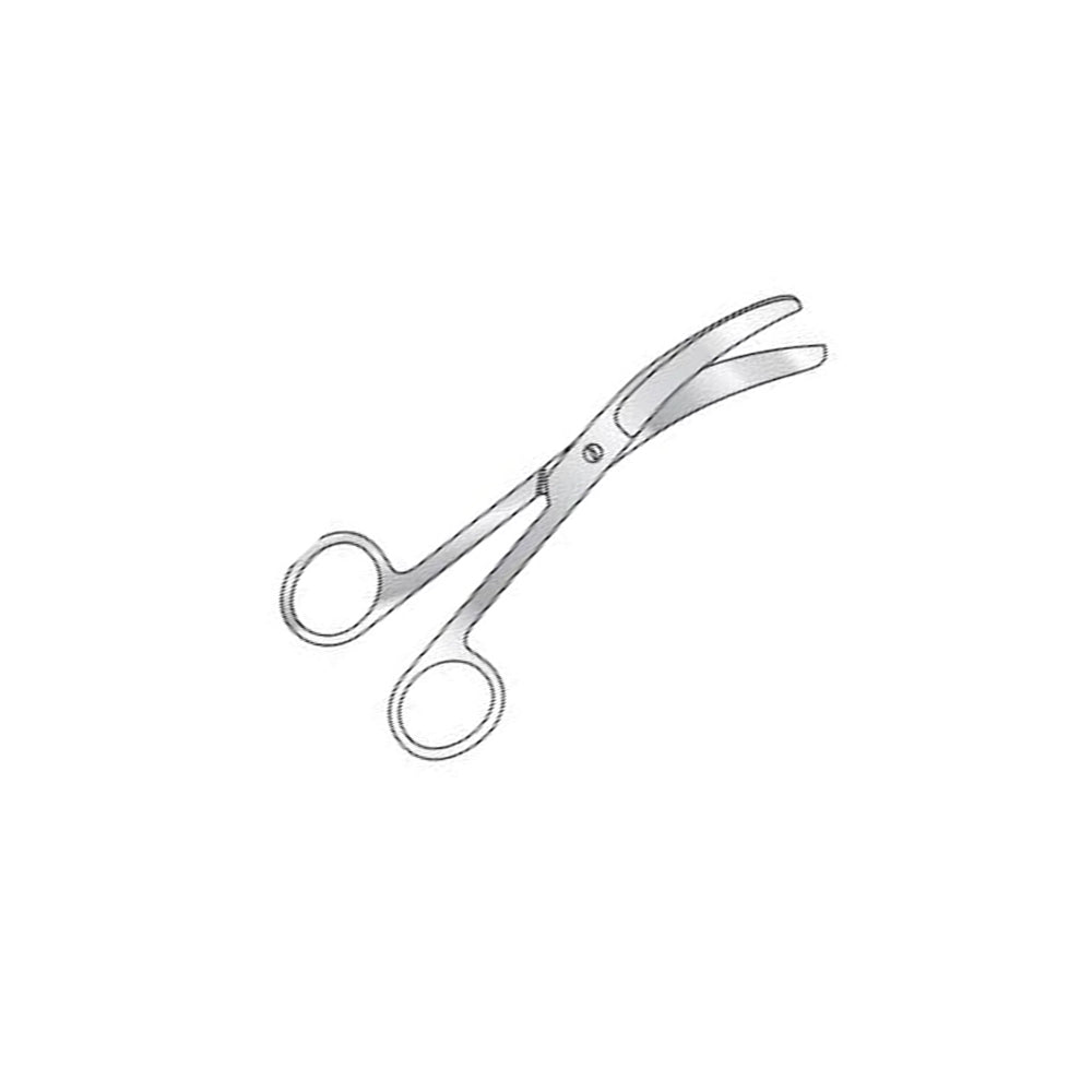 Busch Umbilical Scissors 16cm – Curved Obstetric Surgical Scissors Secondary image