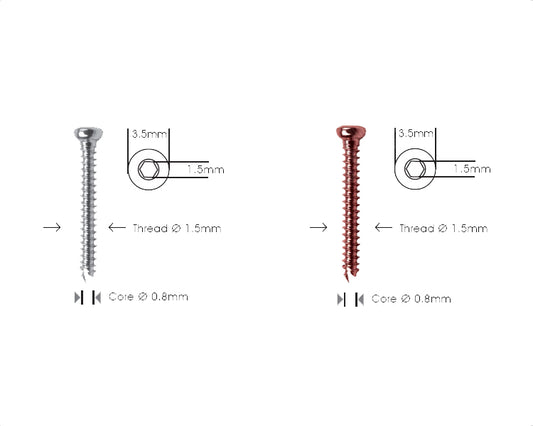 Cortex Screw Ø 1.5mm Self Tapping