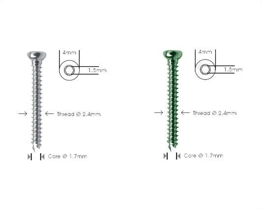 Cortex Screw Ø 2.4mm Self Tapping
