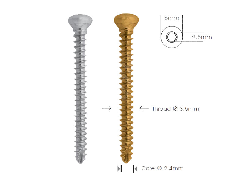 Cortex Screw Ø 3.5mm Self Tapping