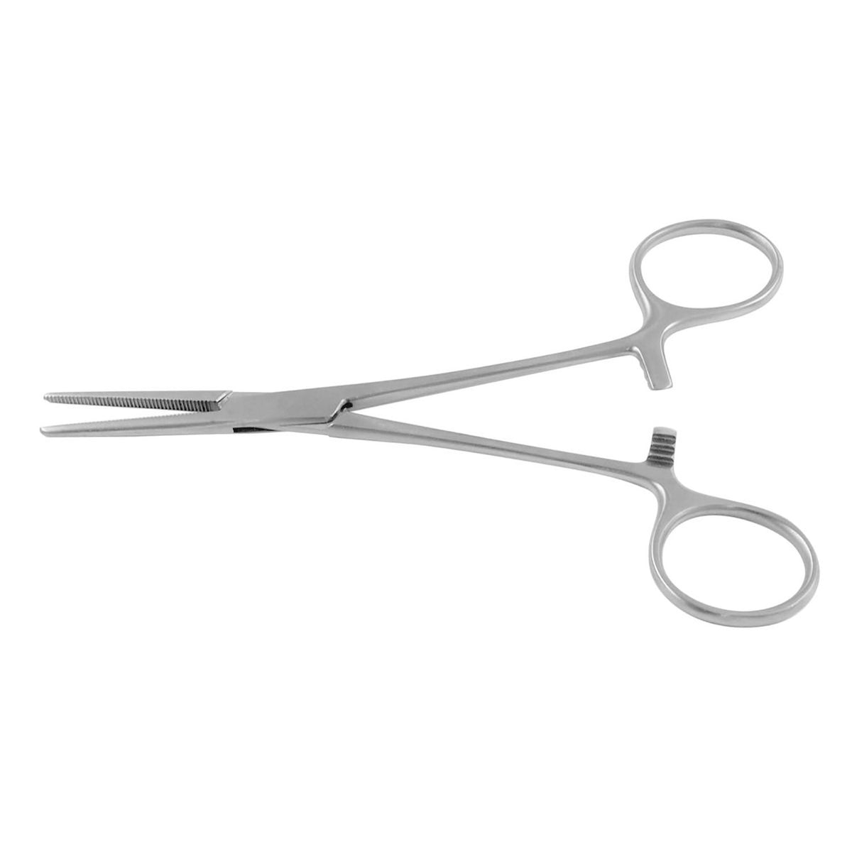 Crile hemostats with full length jaw serrations