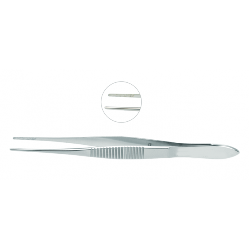 Bandage Lens Forceps with Diamond Dusting Imagem principal do produto