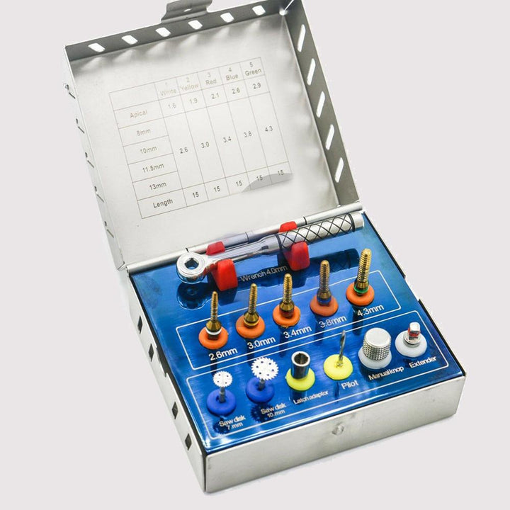 Dental Bone Expander Kit Sinus Lift With Saw Disks Surgical Implant Instruments