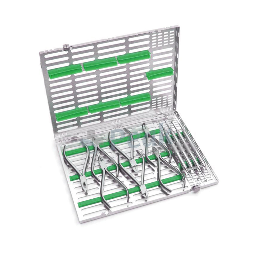 Dental Explorers Probes and Extracting Forceps Set Hoofdafbeelding