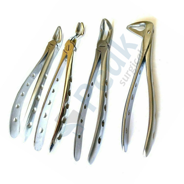 Dental Extracting Forceps 4Pcs Set