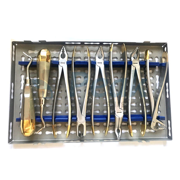 Dental Extraction Surgery Elevators Forceps Kit