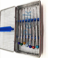 Dental Luxating Root Elevator Instruments with Case