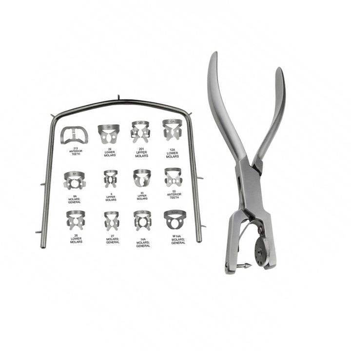 Dental Rubber Dam Kit 14pcs