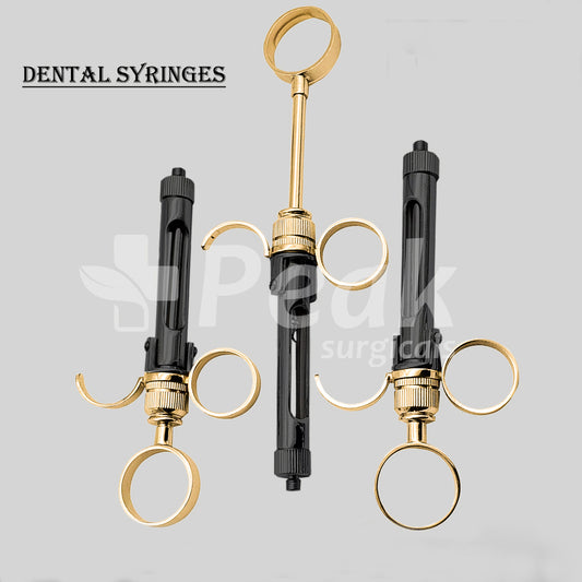 Dental Syringes Set 3Pcs ( Premium Quality Syringes )