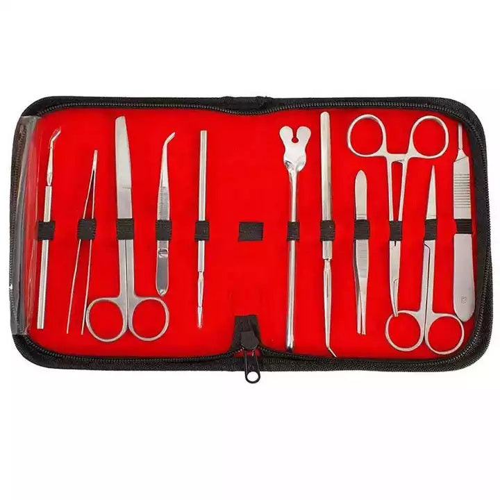 Dissectiekit voor het ontleden van anatomie, biologie, medische studenten, scalpelinstrumenten, laboratorium, veterinaire hulpmiddelen  Secundaire afbeelding