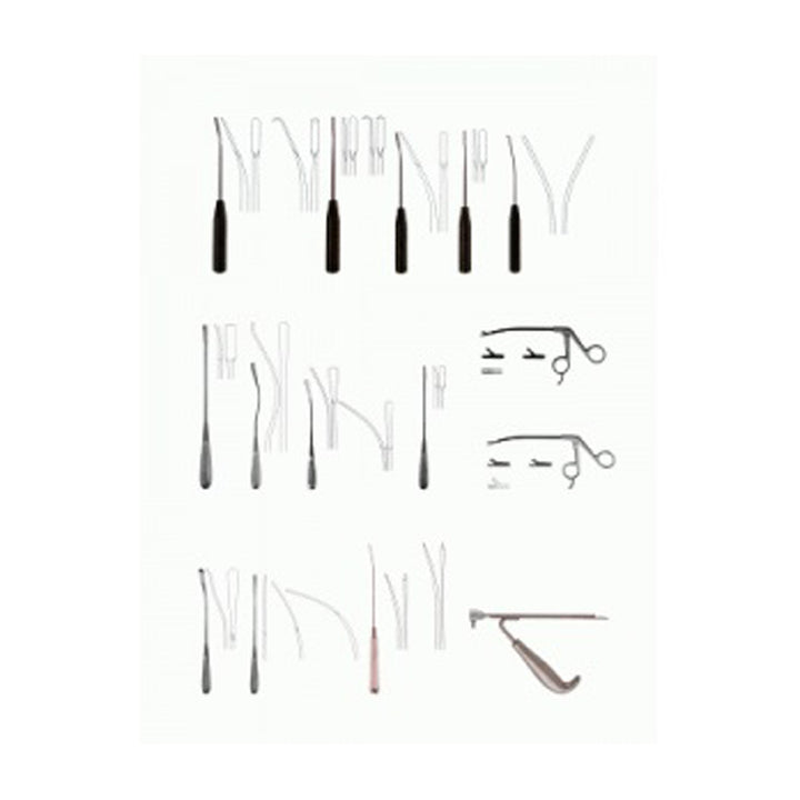 Endoscopic Face Lift Plastic Surgery Set