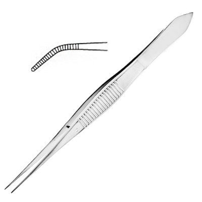 Eye Dressing Forceps Curved