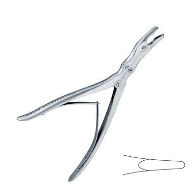 Frykholm Rongeur 9 1/2" Winkelzange, 4 mm, Doppelwirkung Zweitbild