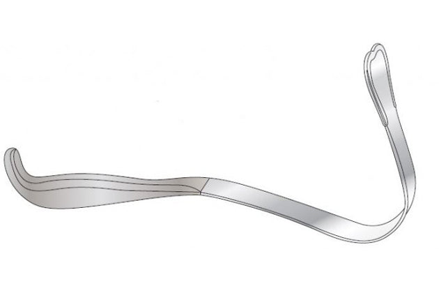 Harrington Splanchnic Retractor 320mm – Small, 38mm Blade, Satin Finish Secondary image