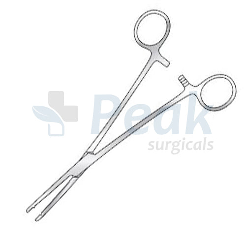 Heaney Hysterectomy Forceps Curved Hoofdafbeelding