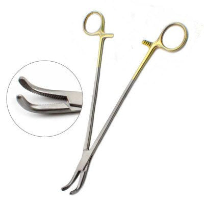 Heaney Needle Holder Tungsten Carbide Curved 26cm