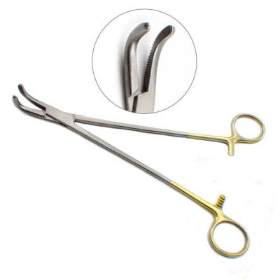 Heaney Needle Holder Tungsten Carbide Curved 26cm