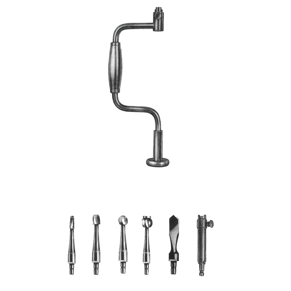 Hudson Brace Hand Drills Pirmasis paveikslėlis