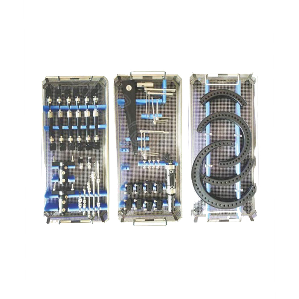 Caja de esterilización con sistema de fijación híbrido Imagen secundaria del producto