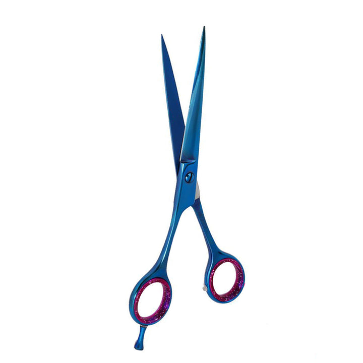 Left Handed Barber Scissors Blue