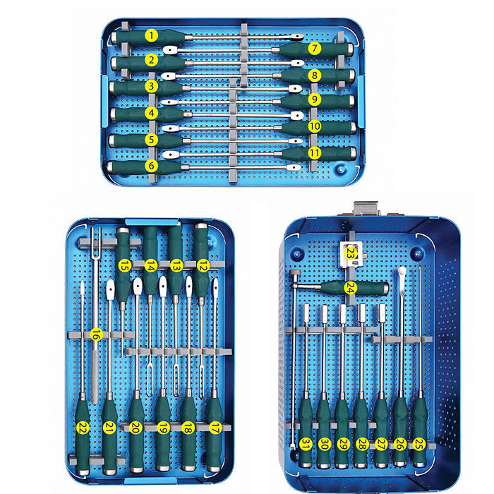 Lumbar Titanium Cage 32pcs Set Huvudsaklig produktbild