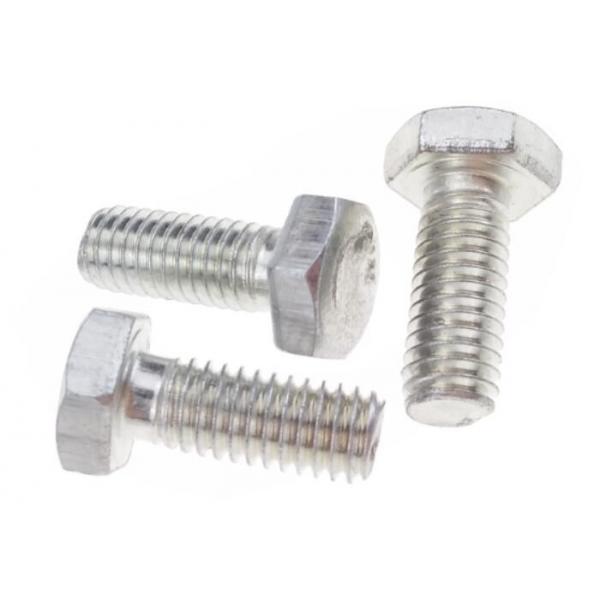 M6 Standard Hex Cap Screws Bolts DIN 933 Steel Nickel Fastener Main image