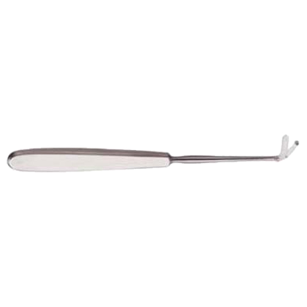 Maltz cartilage knife with blade guard - angled, 16cm