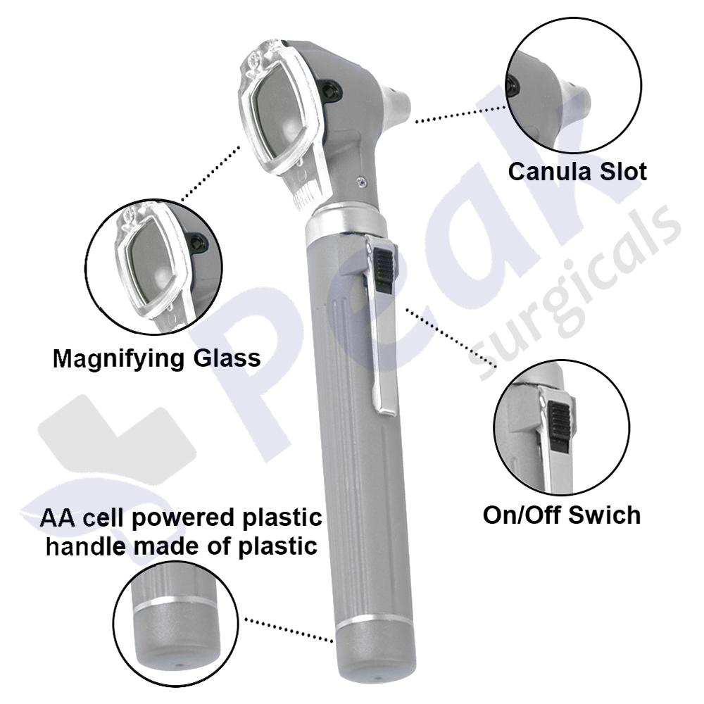 Mini Otoscope Grey Color Main image