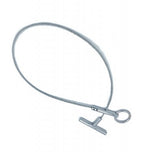 Obstetrical cable swine snare with adjustable loop and T-handle