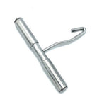 Obstetrical chain handle with hook for veterinary use