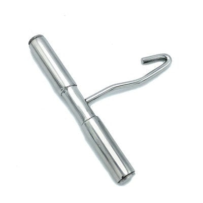 Obstetrical chain handle with hook for veterinary use