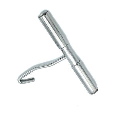 Obstetrical chain handle with hook for veterinary use