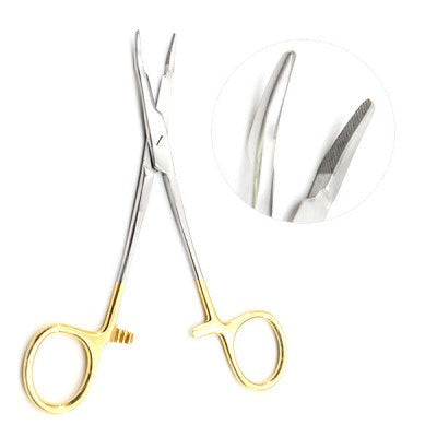 Olsen Hegar Needle Holder Curved Tip