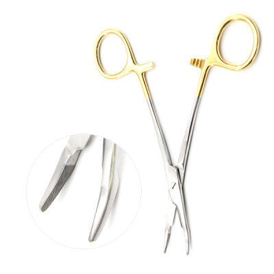 Olsen Hegar Needle Holder Curved Tip