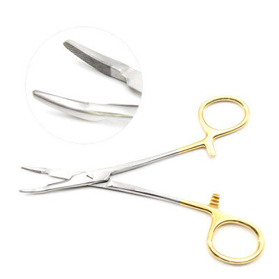 Olsen Hegar Needle Holder Curved Tip