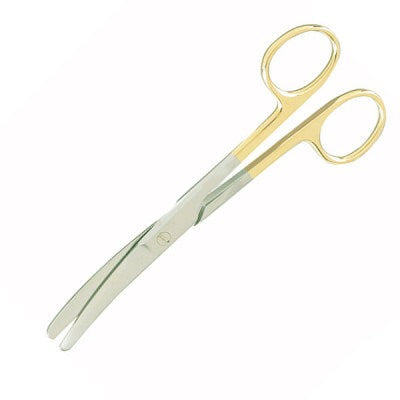 Operating Scissors Blunt Curved Tungsten Carbide