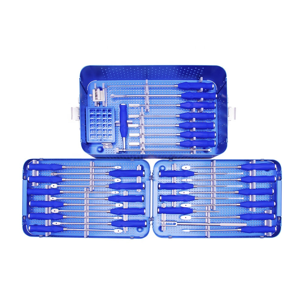 Spinal PLIF PEEK Titanium Lumbar Cage Set Κύρια εικόνα προϊόντος
