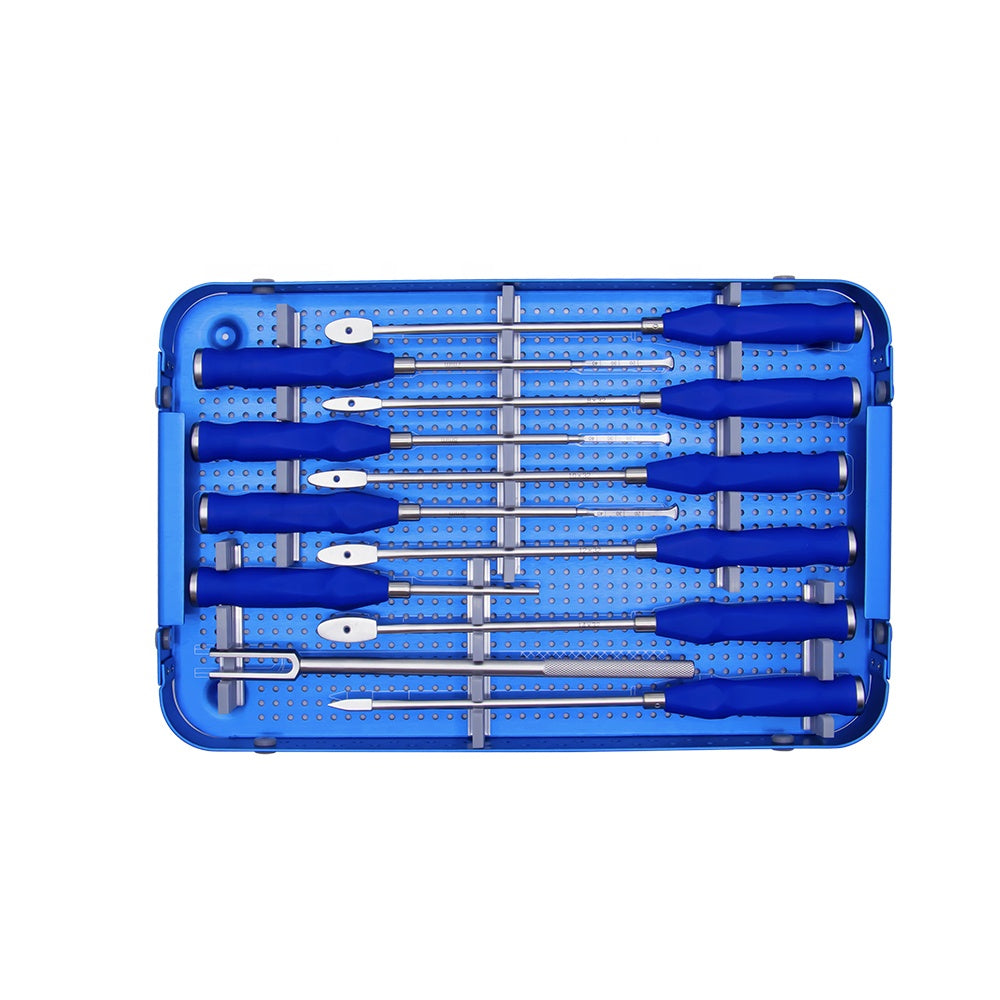 Spinal PLIF PEEK Titanium Lumbar Cage Set