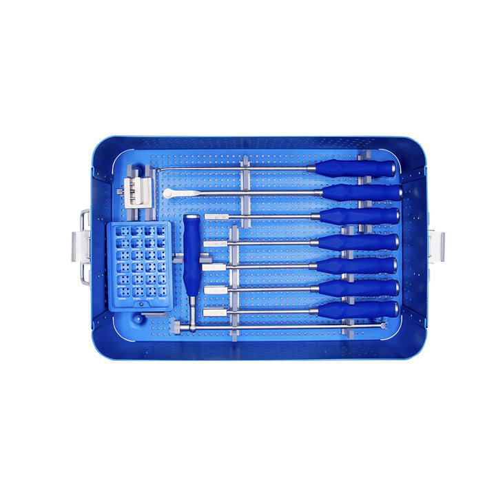 Spinal PLIF PEEK Titanium Lumbar Cage Set