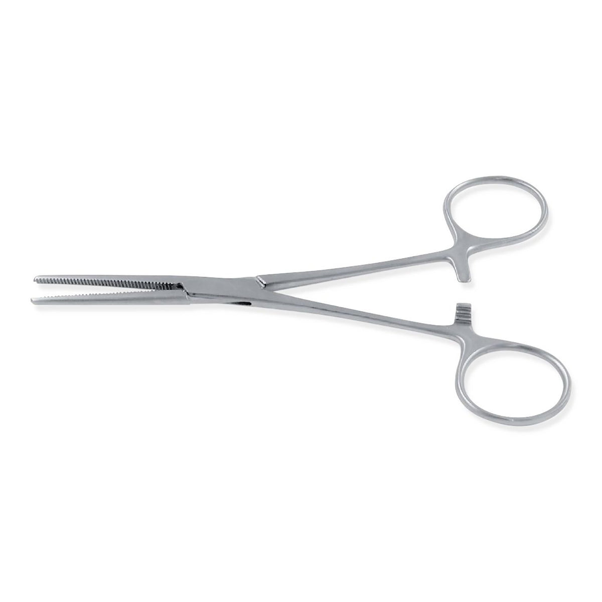 Pean artery forceps with transverse serrated jaws