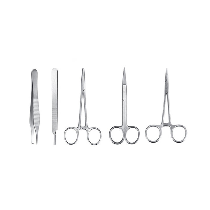 Portable Suture Training Instrument Tools Set with Skin Model for Medical Students