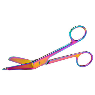 Rainbow Color Coated Bandage Scissors