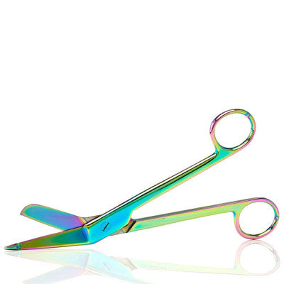 Rainbow Color Coated Bandage Scissors