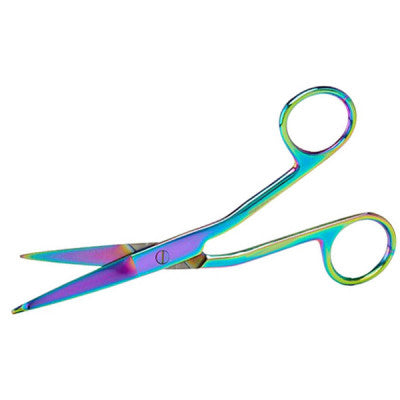 Rainbow Color Coated Bandage Scissors