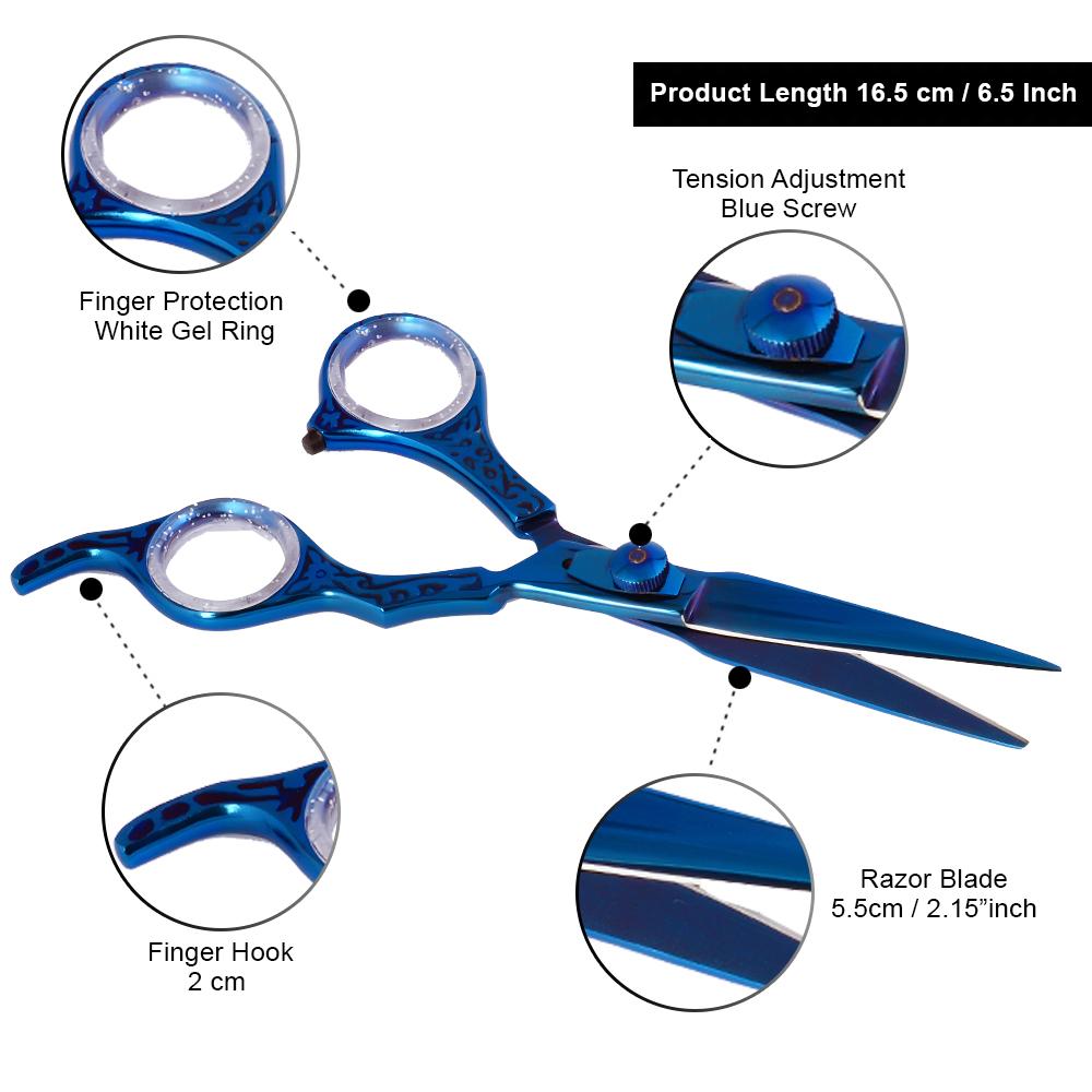 Razor Scissors Blue Color Κύρια εικόνα προϊόντος