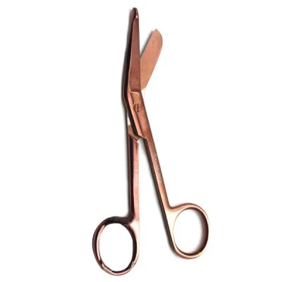 Rose Gold Color Coated Bandage Scissors