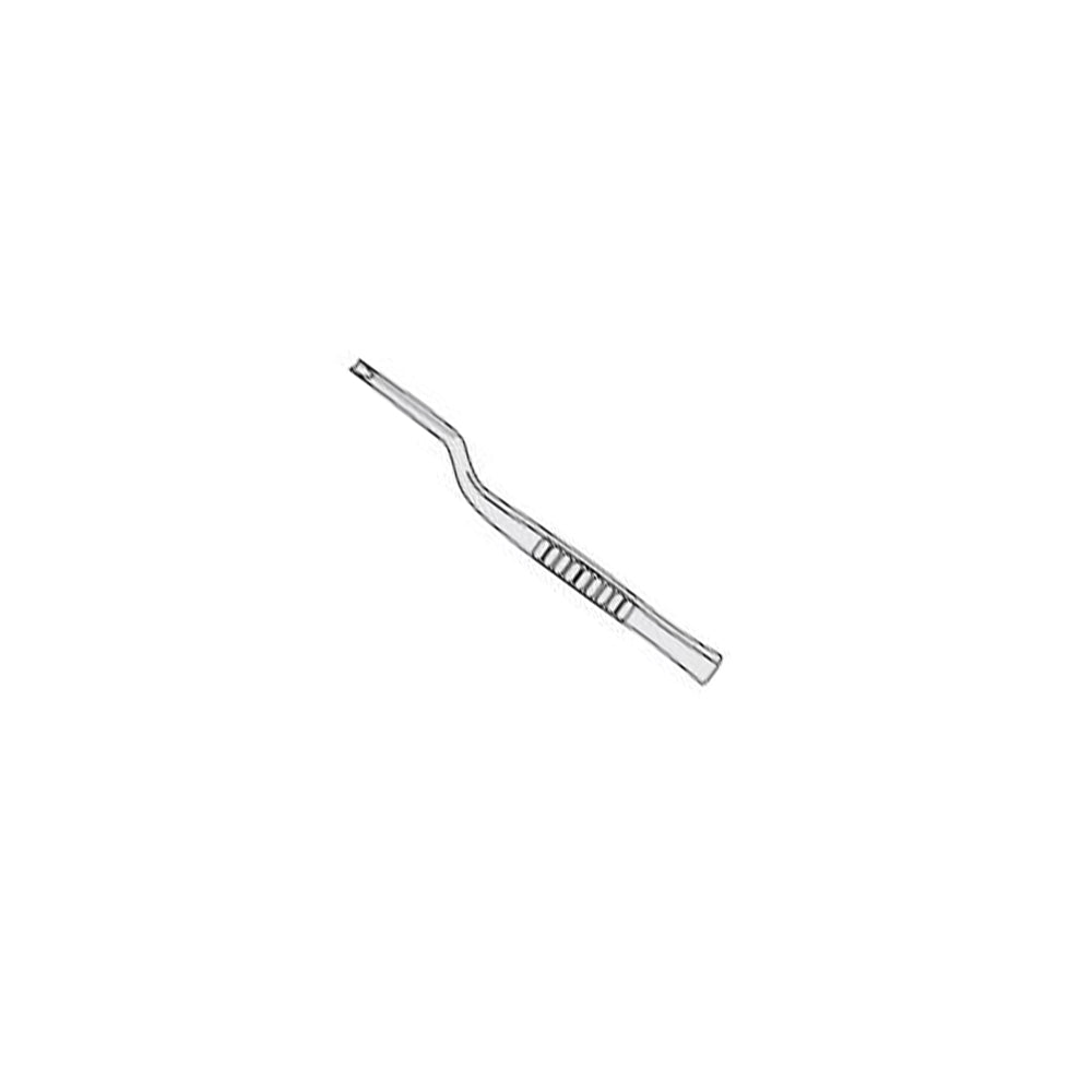 Ondiepe groef afgeplatte achterkant 127 mm lang Secundaire afbeelding
